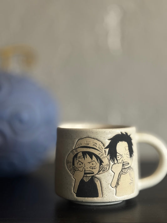 Small Ace + Luffy Mug
