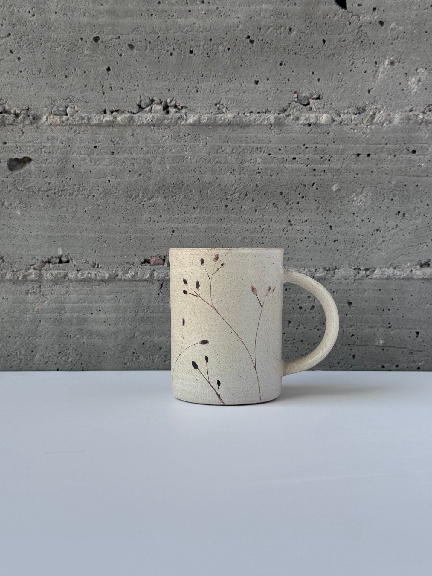 Hand painted drip mug