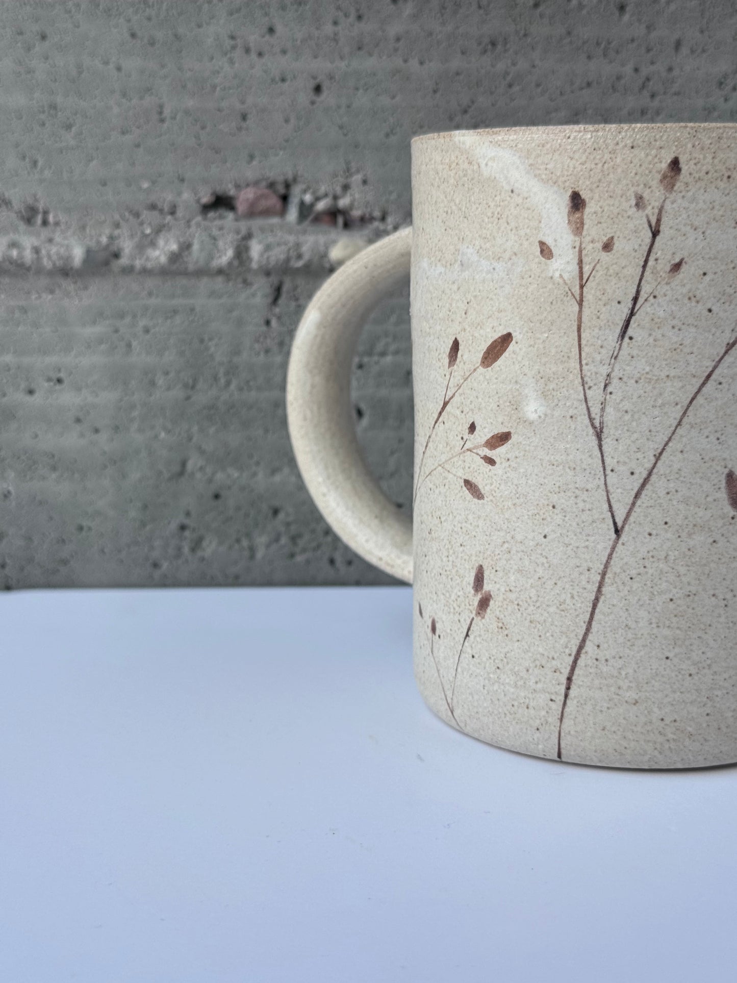 Hand painted drip mug